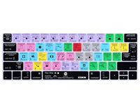 XSKN Adobe After Effects English Shortcut Silicone Keyboard Skin Cover for 2016 Touch Bar MacBook Pro 13 (A1706) & MacBook Pro 15 (A1707), US EU Layout