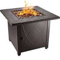 Endless Summer 30" Outdoor Propane Gas Fire Pit Table (Copper Fireglass)