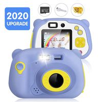 Kids Camera, Digital Camera for Kids 1080P HD Shockproof Camera 2.0 Inch Camera Gifts for Kids, Kids Video Camera with 32 GB Memory Card, Mini Kids Camera Rechargeable Kids Camera for Outdoorplay