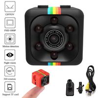 xinnio Car HD Mini Camera 360 Degree Video Recording Support TF 1pcs Hidden Cameras