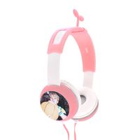 Fanstown BTS Bangtan Boys Kpop Headphone Heatset Earphone Hi-Fi Stereo Headphone Pink Little Straw Shape Decor Love Yourself 承 Her with Pendant