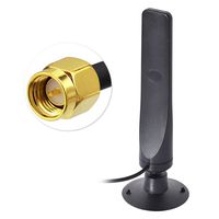 wlaniot GSM 3G 4G LTE Antenna (12dBi High Gain SMA Connector 18 inches Cable) Mobile Hotspot/WiFi Router/USB Modem/Mobile Phone Signal Booster/4g Security Camera