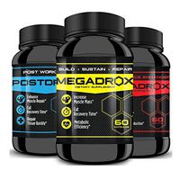 MEGADROX, TESTADROX & POSTDROX Combo - Explosive Workouts, Sustain Muscle - Repair and Perform to The Max!