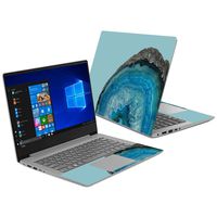 MightySkins Skin Compatible with Lenovo Ideapad 330S 14" (2018) - Blue Agate | Protective, Durable, and Unique Vinyl Decal wrap Cover | Easy to Apply, Remove, and Change Styles | Made in The USA