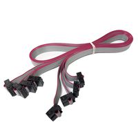 Sunhokey 4pcs Display Cable 10PIN Flat Data Cable Suitable for LCD2004/LCD12864 Cable (L-70cm)