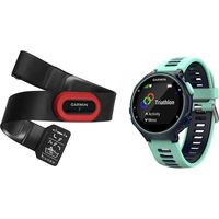 Garmin Forerunner 735XT HRM4-Run Bundle Midnight Blue/Frost Blue, One Size