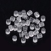Clear Earring Backs, 500PCS Earring Stoppers, Hypo-allergenic Jewelry Accessories, Silicone
