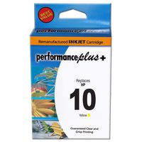 Performance Plus Remanufactured HP10 Yellow Inkjet Cartridge (C4842A 10 Yellow)