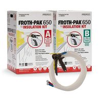 Dow Froth Pak 650, Spray Foam Insulation Kit, Class A fire rated 650 sq ft