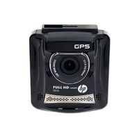 HP Hewlett Packard Full HD 1080P Car Dash DVR with GPS, Black (HPD-F310-VP)