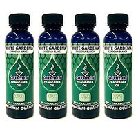 4 Pc White Gardenia Scent Fragrance Oil Aroma Therapy Diffuse Air Burning 2.2 Oz