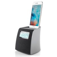 iHome iPL22 Stereo FM Clock Radio with Lightning Dock Charge/Play for iPhone 6 5/5S (Black)