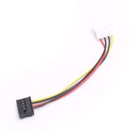 DEVMO 6X New IDE/Molex 4-Pin Male to Serial ATA SATA 15-Pin Female Power Adapter Cable