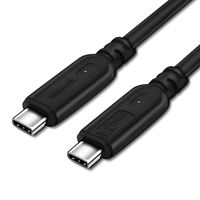 Nekteck 2 Pack USB-C to USB C 3.1 Gen2 Cable 3ft with Power Delivery, Thunderbolt 3 Compatible,USB-IF Certified for Type C Laptops Phones, MacBook 2018, Matebook, iPad Pro 2018, Chromebook, ThinkPad