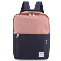 Himawari Travel School Backpack with Laptop Compartment for Adults 17 Inch Large Waterproof,Pink& Navy