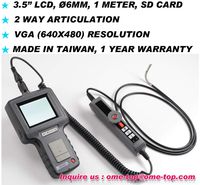 2 Way Articulation Φ6MM 1M VGA Borescope Endoscope JFVS-60012