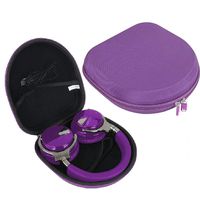 Hermitshell Hard Travel Case for COWIN E7 Active Noise Cancelling Bluetooth Headphones (Purple)