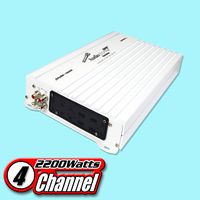 Audiopipe 4 channels 2200 Watts Marine Grade Amplifier ( APMK-4600 )