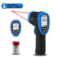 Infrared Thermometer,High Temp Thermometer Pyrometer -58℉- 2732℉ (-50℃ to 1500℃),30:1 Distance Spot Ratio,AP-2732 Non-Contact Digital Dual Laser Pointers and Flashlight FDA IR Temperature Gun
