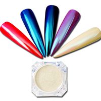 Nail Art,Putars Sexy Chrome Powder Nail Art Chrome Pigment Powder Dust Fairy Dust Manicure Nail Glitter Decoration