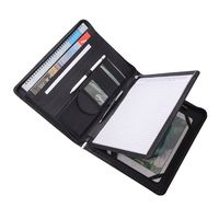 Executive Organizer Portfolio for 10.5 inch iPad Pro and A4 Notepad,Black
