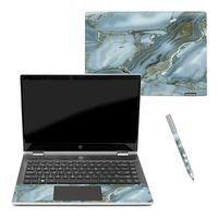 Mightyskins Skin Compatible with Pavilion X360 14" (2018) - Crystal Rock | Protective, Durable, and Unique Vinyl Decal Wrap Cover | Easy to Apply, Remove, and Change Styles | Made in The USA