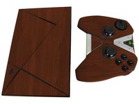 Skinomi Dark Wood Full Body Skin Compatible with NVIDIA Shield TV (includes Controller Kit)(2015)(Full Coverage) TechSkin Anti-Bubble Film