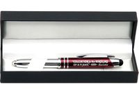 "Education" Gift Pen with Inspirational Quote -"Education is the kindling of a flame - Socrates" - Engraved Pen with LED Light and Stylus Tip - Gifts Ideas for Teachers Educators Principals