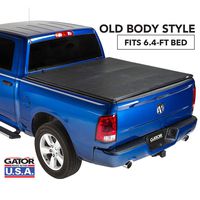 Gator ETX Soft Tri-Fold Truck Bed Tonneau Cover | 59202 | Dodge Ram 2009-18, 2019 Classic 1500 (6 ft 4 in bed) w/out RamBox | MADE IN THE USA
