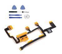 (md0410) Power On Off Volume Vibrate Flex Ribbon Cable Replacement Part Compatible for Ipad 2 2012 CDMA Model A1397 + Tools Kit