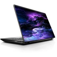 15 15.6 inch Laptop Notebook Skin Vinyl Sticker Cover Decal Fits 13.3" 14" 15.6" 16" HP Lenovo Apple Mac Dell Compaq Asus Acer/Purple Storm Clouds