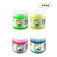 WJES Keyboard Cleaner Universal for Tablet PC Laptop, Cameras, Car Vents, Printers, Calculators from ColorCoral 160g（4 Bottles）