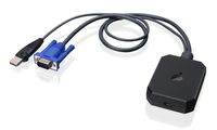 IOGEAR Portable USB Crash Cart Adapter - Plug-N-Play - Programmable Macros and Hotkeys (GUC211V)