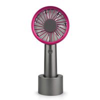 Welltop Mini Handheld Fan, USB Desk Table Cooling Fan Portable Outdoor Fan Aroma Small Personal USB Fan with Rechargeable 2000 mAh Battery, 3 Speeds Model for Outdoor Home Travel (Purple)