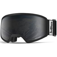 JetBlaze Ski Goggles, Dual Layers Lens Anti-Fog UV Protection Spherical Snowboard Goggles for Men Women Youth Adult (Black)