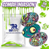 GrifGrips Zombie Invasion Combo (Oval Shape - Pre-Cut for Dexcom G6 - Power-X Formula - 30 Pack)