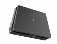 Monzlteck New Wall Mount for PS4 Slim, Near or Behind TV, Space Saving,Customized to Perfectly Fit PlayStation4 Slim,Easy to Install