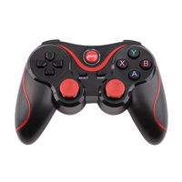 Wireless Game Controller Rechargeable for Android Phone, Pad, TV, KODI TV Box, Amazon Fire Stick, Fire TV, Smartphone, Sony, Samsung Smart TV (black+red)