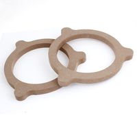 uxcell Car 6.5" Round Speaker Spacers Adpater 15mm Depth 2 Pcs