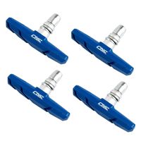 CNC INC 2 Pairs Bicycle V-Brake Pads, Bike 70mm V Brake Blocks Set, Blue