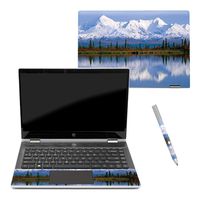 MightySkins Skin Compatible with HP Pavilion x360 14" (2018) - Mountains | Protective, Durable, and Unique Vinyl Decal wrap Cover | Easy to Apply, Remove, and Change Styles | Made in The USA