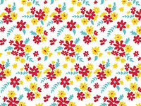 Farm Flowers Design Gift Grade 20" x 30" Tissue Paper Sheets Size 20" x 30" Choose Package Amount (120)