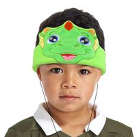 Contixo H1 Kids Soft Warm & Cozy Fleece Headphones Earphones Earbuds | Wired, 85dB Volume Limiting Animal Character Design (Dinosaur)