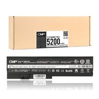 CMP 5200mAh X200 Battery for Lenovo IBM Thinkpad X201 X200S X201S X201i Series, Fits 42T4534 42T4536 42T4835 42T4647 (Cycles Charge > 800 Times)