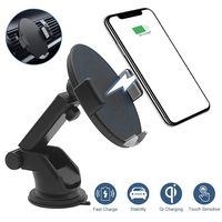Automatic Sensor Car Wireless Charger Mount, Smart Touch Car Phone Holder Auto Qi Fast Charging for iPhone X/XS Max/XR/8/8 Plus, Samsung Galaxy S9 /S9 Plus/S8/S8 Plus