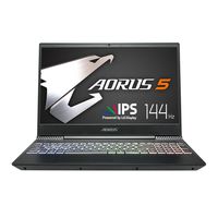 AORUS 5 NA-7US1121SH 15" Thin Bezel LG 144Hz FHD IPS LCD, i7-9750H, NVIDIA GeForce GTX 1650, Samsung 16GB RAM, Intel M.2 PCIe NVMe 256GB SSD, 1TB HDD, RGB Keyboard, Win10, Ultra Slim Gaming Laptop