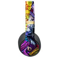 MightySkins Skin Compatible with Beats Studio 3 Wireless - Midnight Mischief | Protective, Durable, and Unique Vinyl Decal wrap Cover | Easy to Apply, Remove, and Change Styles | Made in The USA