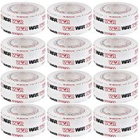 WAR Tape Easy Tear Athletic Fight Tape (12 Rolls) 1.0" One Inch | Hand Finger Wrist Wrap | for Boxing BJJ Crossfit