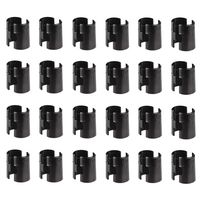 Wire Shelf Clips Flyeego 48-Pack Wire Shelving Shelf Lock Clips for 1" Post Fits Alera, Metro, Thunder Group, Eagle, Regency, Advanced Tabco, Johced Tabco, John Boos, Winco, Focus - Plastic
