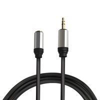 H YANKA 10Feet 3.5mm Male to 3.5mm Female Stereo Audio Extension Cable Adapter，24K Gold Plated，for Headphones，Tablets，PCs，Speakers，MP3 Players and More